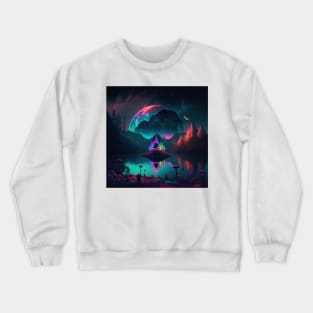 Neon fantasy world Crewneck Sweatshirt